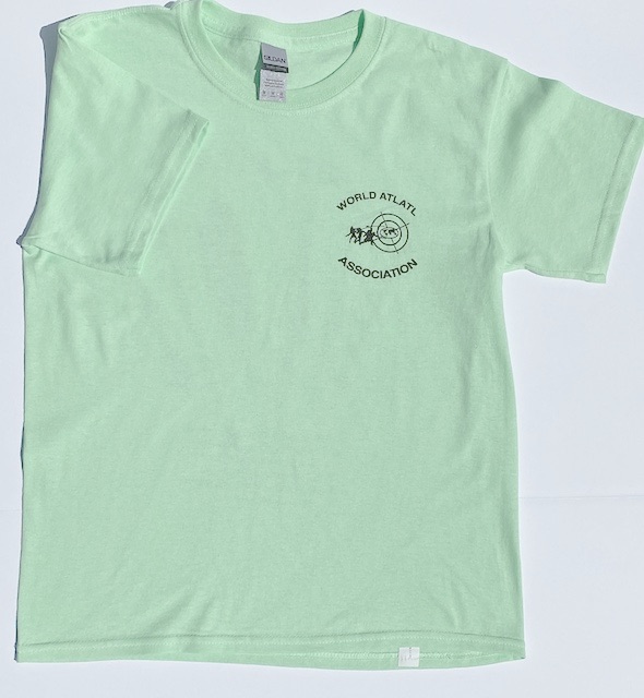 YOUTH WAA T-shirts (color is lighter than picture, a mint green) – World  Atlatl Association